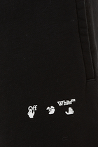 Swimming Man Logo Cuffed Sweatpants